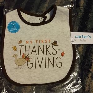 My first Thanksgiving bib